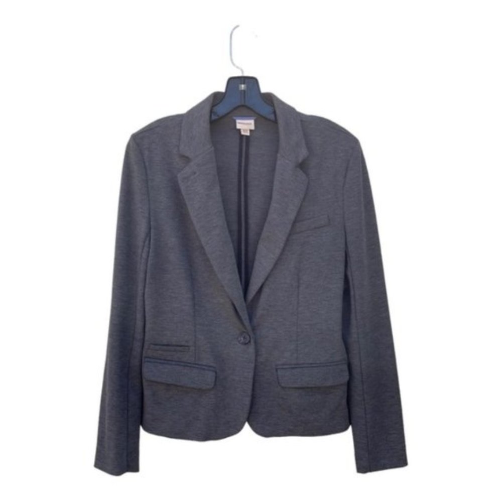 Merona Women's Gray Soft Strech Blazer Size Med